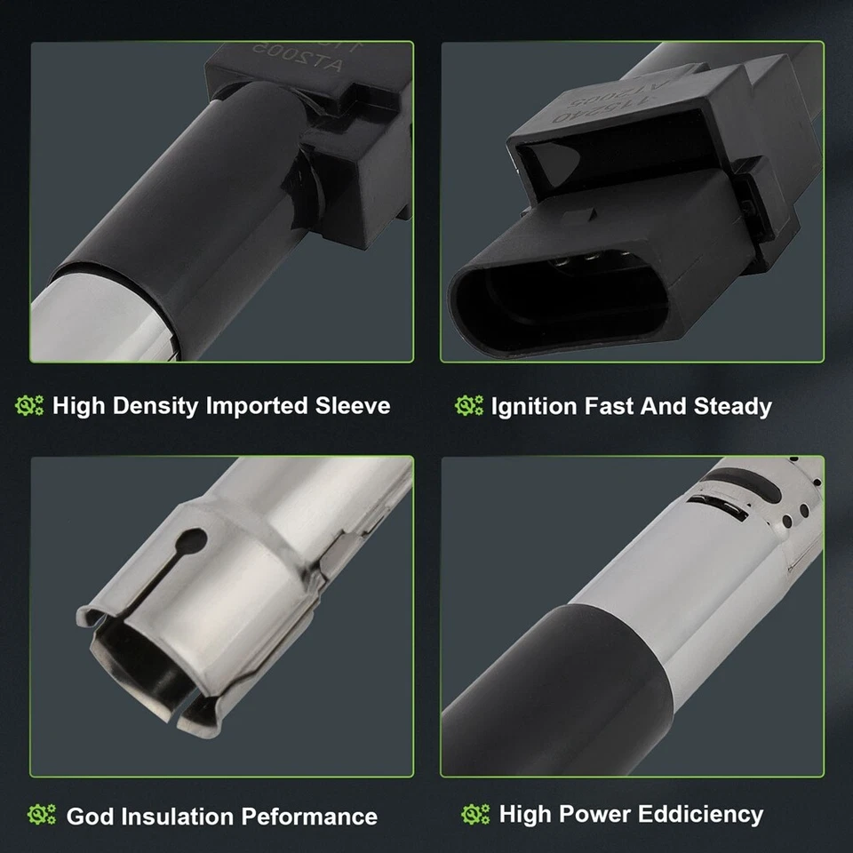 6 For 2002 2003 2004 Volkswagen Jetta 2.8L V6 DOHC Ignition Coil & Spark Plug - Изображение 3 из 4