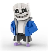 CYSNATU Sans Building Block Set, Game Undertale Monster Skeleton Figure Model Bi