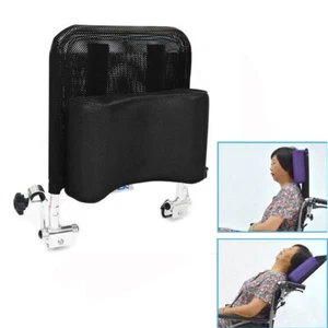 Fauteuil en fauteuil roulant Appui-tête Padding Tête Portable Coussin rouge