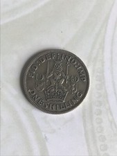1940 1 Shilling Scottish - George VI Silver 500) 5.66 g ⌀ 23.5 mm KM# 854
