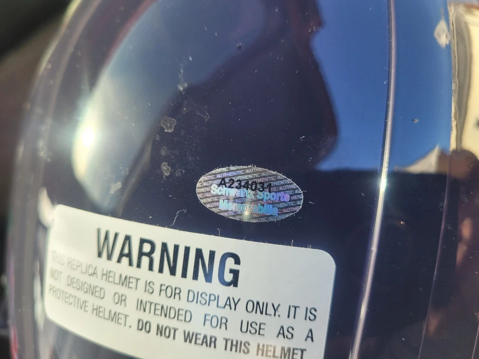 Chicago Bears Talla Completa Jordan Howard Autografiado Firmado Casco Swartz Certificado de Autenticidad Foto 3 de 4