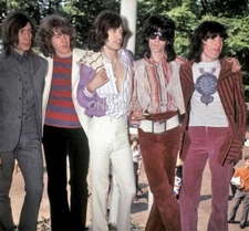 The Rolling Stones Rock Band 11x14 Photo Poster Mick Jagger Keith Richards Watts