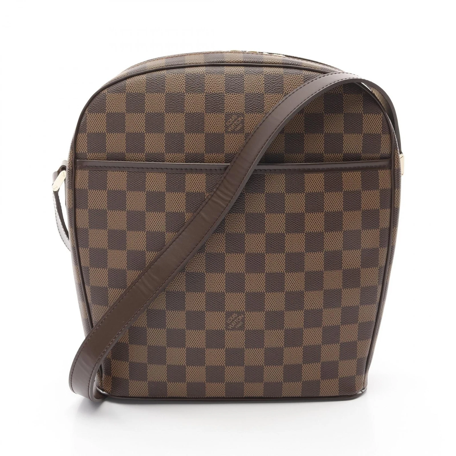 LOUIS VUITTON（LV） Borsa a tracolla Louis Vuitton Ipanema GM N51292 Damier tela Ebene usata donna