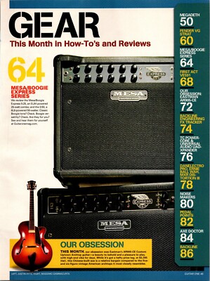 Mesa Express Series Classic Boogie Tone Original Vintage Print Ad