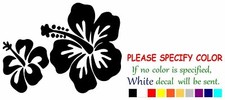 HAWAIIAN HIBISCUS FLOWER Vinyl Decal Sticker Car Window Bumper Wall Laptop 7"