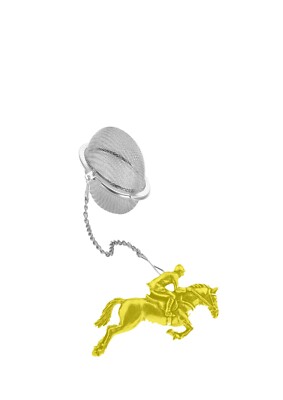 A29 Showjumper Gold Chrom 2 Zoll Tee Kugel Mesh Infuser Edelstahl Sieb