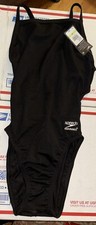 Speedo F Flyback Training Suit A 819016 Black 006 NEW Size 30