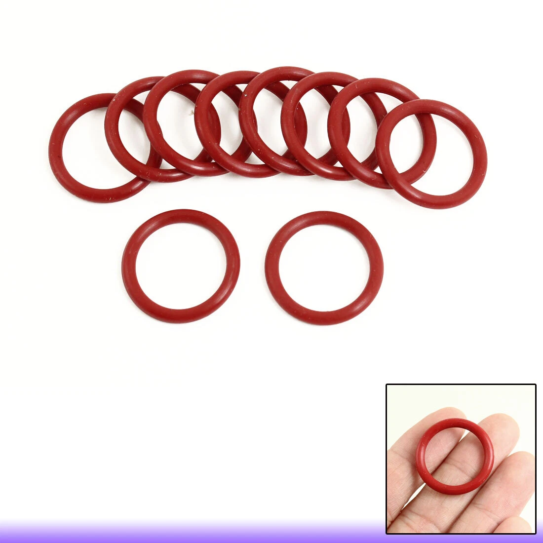Soft rubber o rings clearance