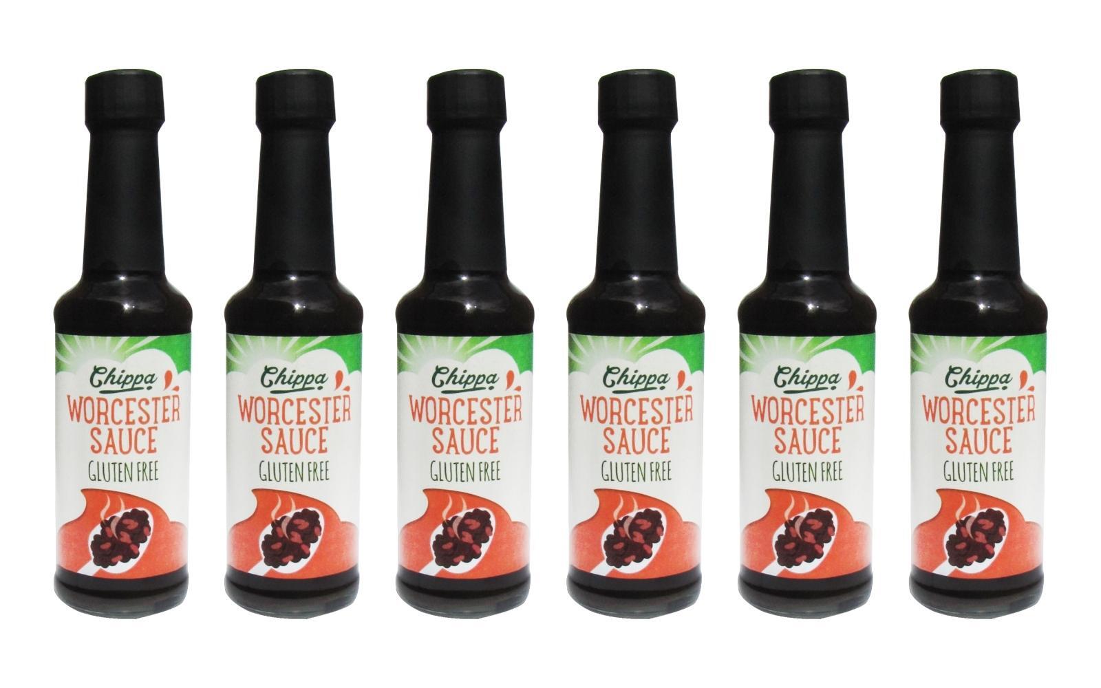 Chippa Gluten Free Worcester Sauce 150ml x 6 Bottles