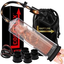 Vacuum Penis Pump for Male ED Enhancement Erectile Enlargement 3 Rings 4 Sleeve
