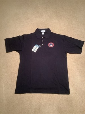 NANTUCKET BOAT BASIN Navy Blue EXTREME Polo Shirt LARGE L. NEW WITH TAGS NWT