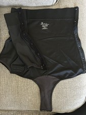 Isavela GR01 High Waist Abdominal Girdle w/ Zipper Black XL