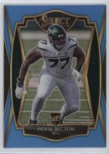 2020 Panini Select Premier Level Light Blue Prizm 62/99 Mekhi Becton #190 15wb