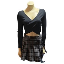 ENTRO Skirt Black  White