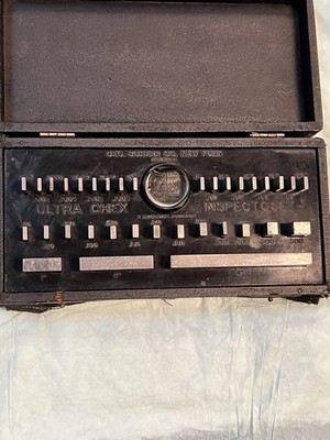 **Geo Scherr Co Ultra Chex INSPECTOSET Gage Block SET 5 Millionths**