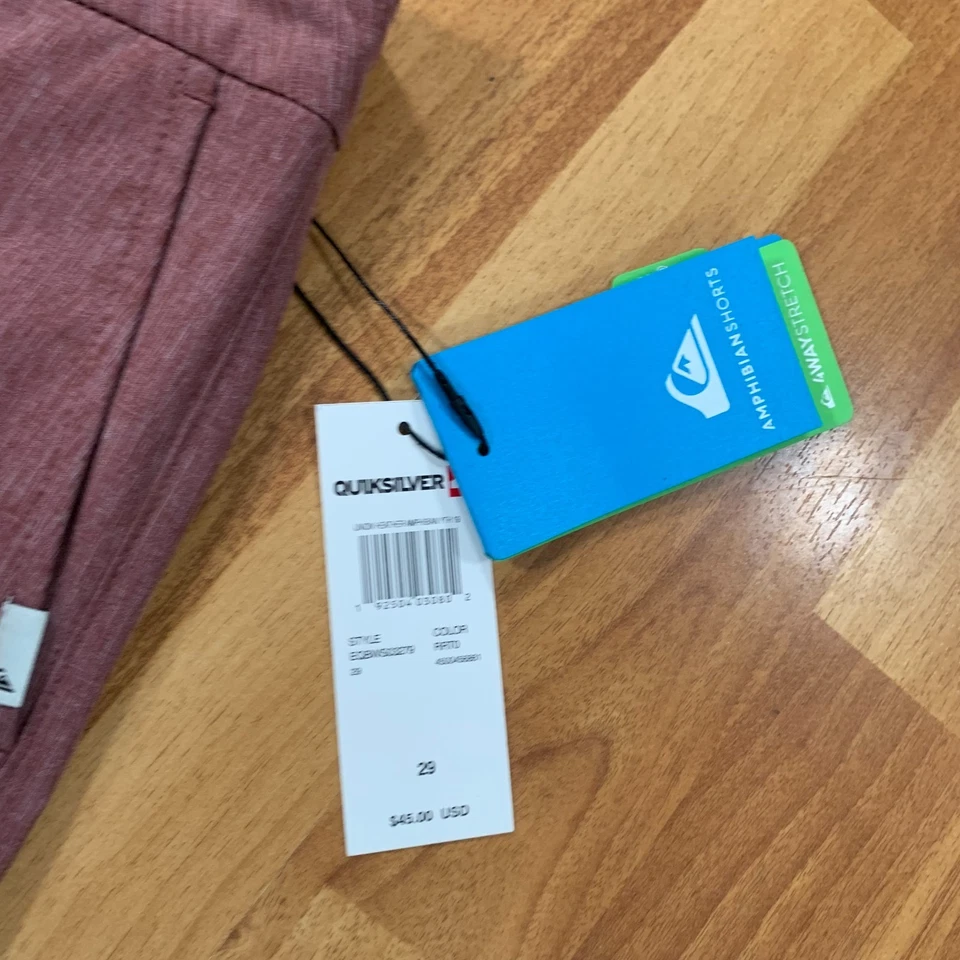 Quicksilver Amphibian Shorts Youth Size 29 Brownish Trunks - Image 4 of 4