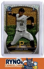 Jun-Seok Shim 2023 Bowman Chrome #BCP-153 Prospects Mojo Refractor
