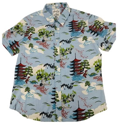 Firefly LootWear Shirt Limited edition Mens XL Blue Pagoda Dinosaur Serenity