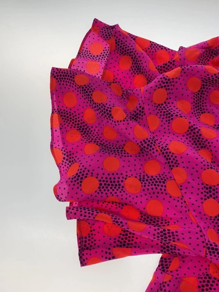 Abito manica corta KENZO taglia 38 poliestere rosa fantasia all over F352RO121522