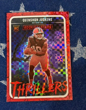 2025 Panini Rookies & Stars Quinshon Judkins Red Plaid Thrillers #21 (RC) Browns