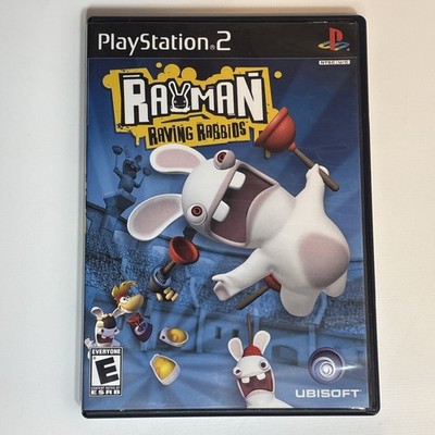 Rayman Raving Rabbids (Sony PlayStation 2, 2006) Complete w/ Manual