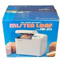 MK Home Bakery Mister Loaf Automatic Bread Maker Model HB-211 NEW OPEN BOX