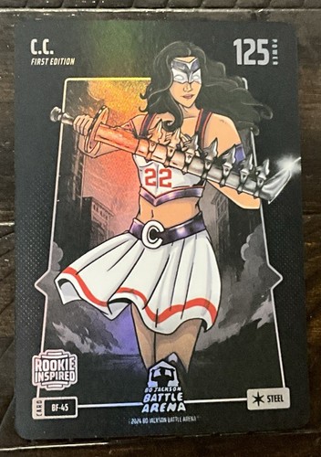 2024 Bo Jackson Battle Arena C.C. Caitlin Clark Rookie Steel Battlefoil RC BF-45