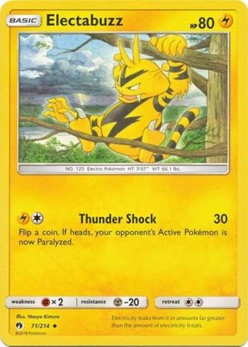 Electabuzz - 71/214 - Uncommon - Near Mint