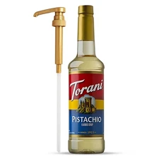 Torani Pistachio Coffee Syrup, Pump Included, 25.4 Fl Oz