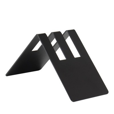 DIBTSA Coffee Filter Paper Holder, Double Slot Stainless Steel Large, Black 