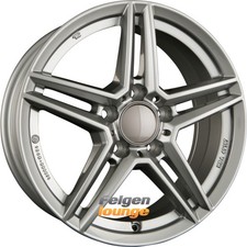 4x RIAL M10X Metal-Grey 8,5x20 ET40 5x112