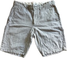 Old Navy Linen/cotton Shorts Men  s Gray Size 32