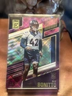 2022 Donruss Elite Football Purple Nik Bonitto #198