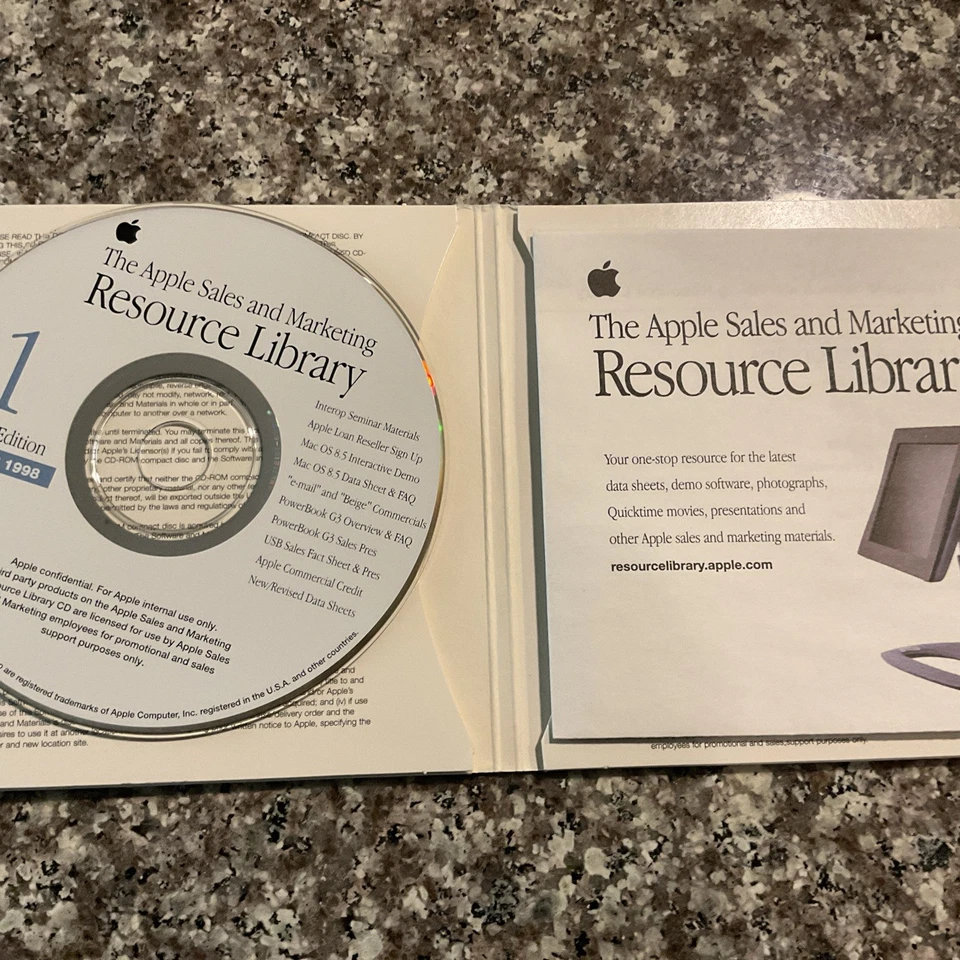 The Apple Sales and Marketing Resource Library Internal Edition Nov. 1998 - Image 3 of 4