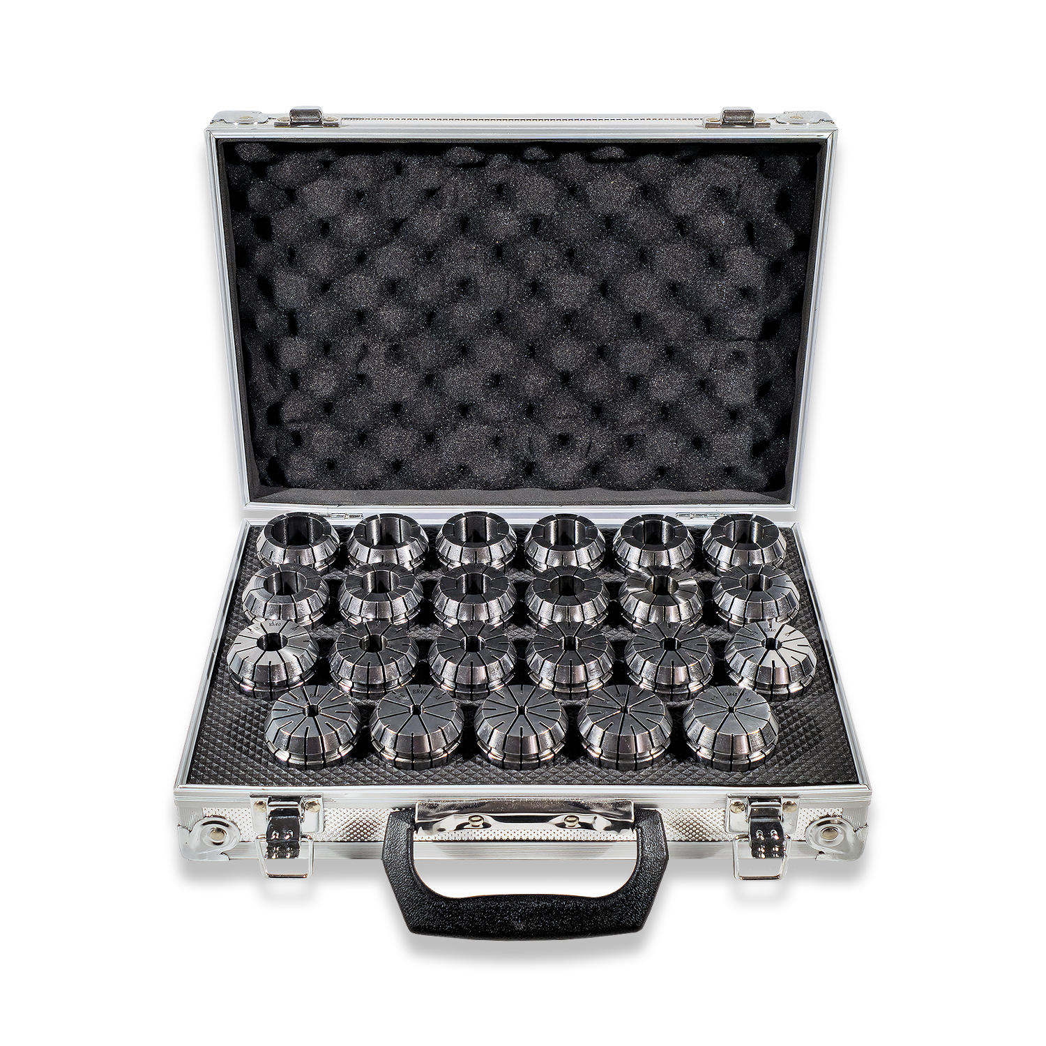 ER40 COLLET SET 3-25MM RANGE 23PC SET 1MM INCREMENTS IN FITTED CASE RDGTOOLS