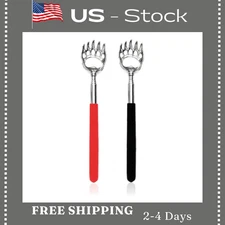 2PCS Back Scratchers, Bear Claw Shaped Extendable Metal Retractable Telescopic H