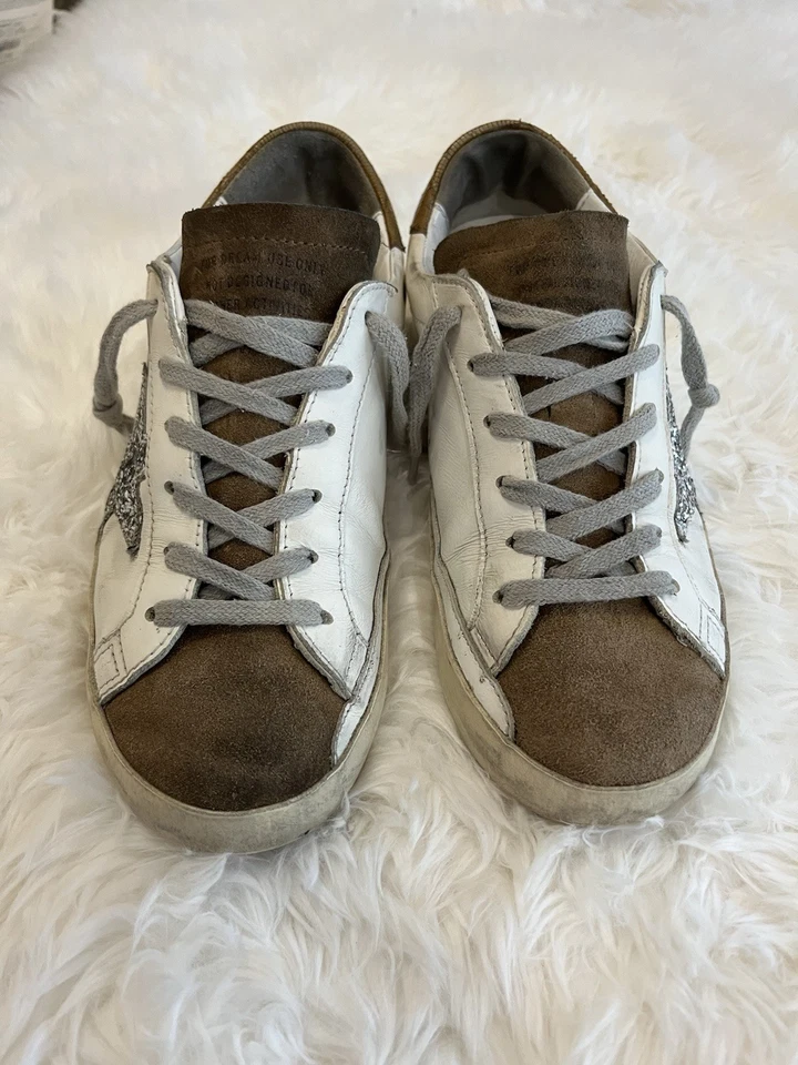 Golden Goose Superstar Glitter StarSneakers - Size 37 US 7 - Image 3 of 4