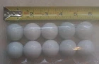 Vintage White Marble Lot Of 10 Milk Glass Gray Swirl Game Shooter 25mm 1"