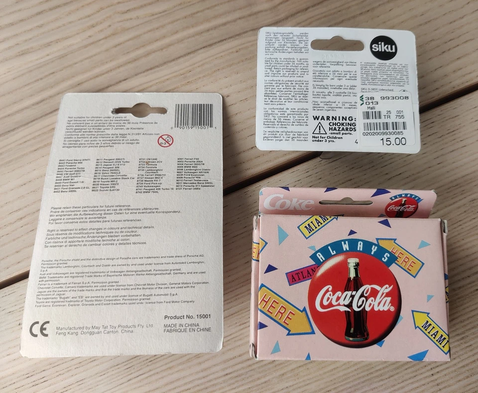 LOT de 3 Citroën 2CV à l’échelle 1:64 – Coca-Cola, Siku, Maisto - Photo 2/4