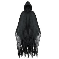 Hooded Cloak Lightweight Double-Layer Fabric for Men Women - Halloween Costume