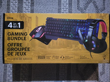 Borne 4 in 1 Gaming Bundle, Keyboard, Mouse, Headset, Mouse Pad, New 