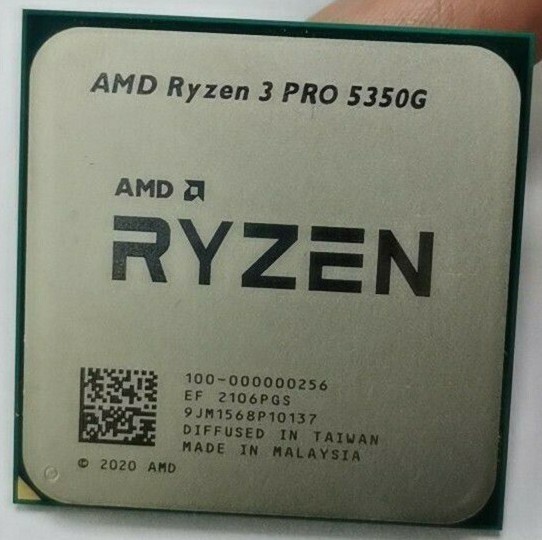 AMD Ryzen 3 PRO 5350G AM4 4Core 4.0 GHz Desktop 65W CPU Processor