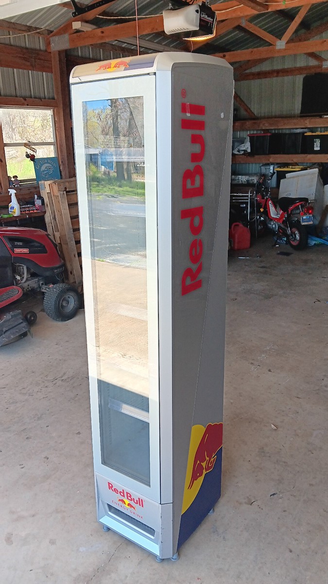 Reb Bull ECO Slim Fridge Light out, Cool Great! Nice Redbull