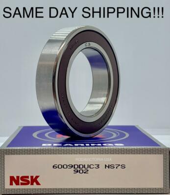 NSK Kugellager 6009 C3 – 45x75x16 Mm, Offen, Mit Erhöhter Lagerluft Für Motoren & Getriebe