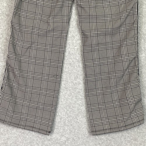 Free Assembly Pants Girls Youth XL 14-16 Black Plaid Wide Leg Pull On Drawstring - Picture 12 of 19