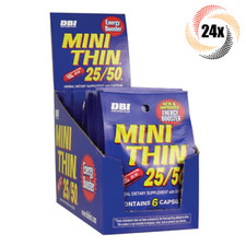 24x Packets DBI Mini Thin 25/50 Herbal Dietary Supplement  6 Capsules Each