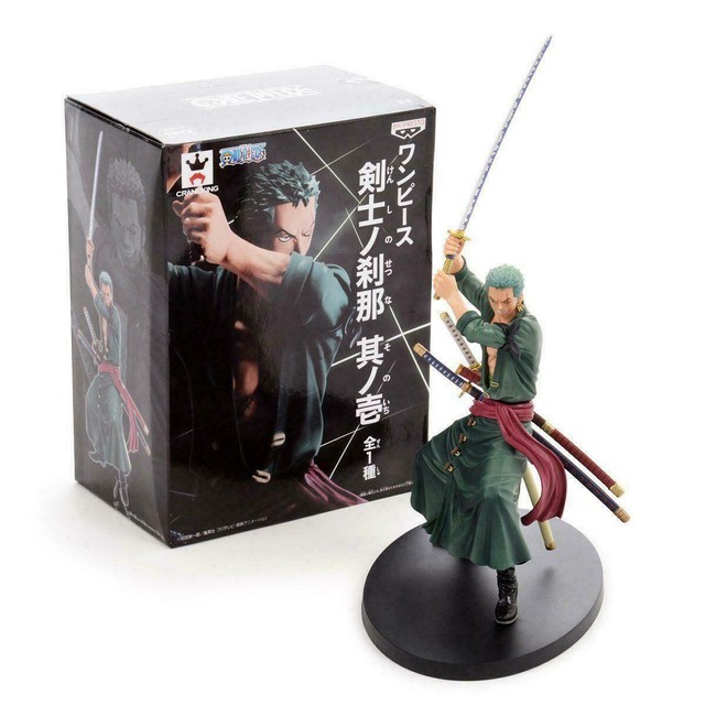 Figure One Piece Roronoa Zoro Swordsmen 15 Cm Swords Men Vol 1 Statue Banpresto For Sale Online Ebay