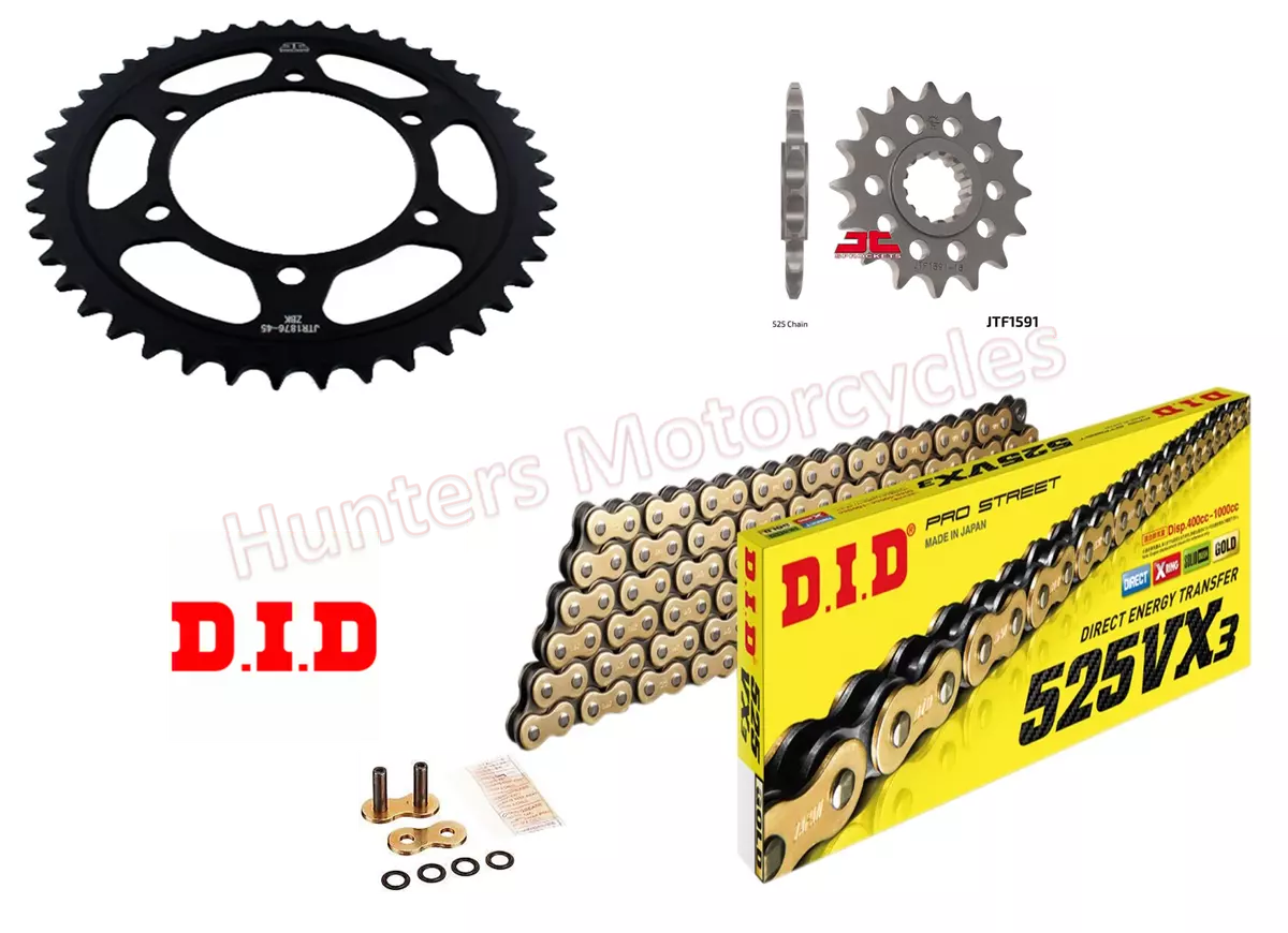 Mt09 chain store and sprocket set