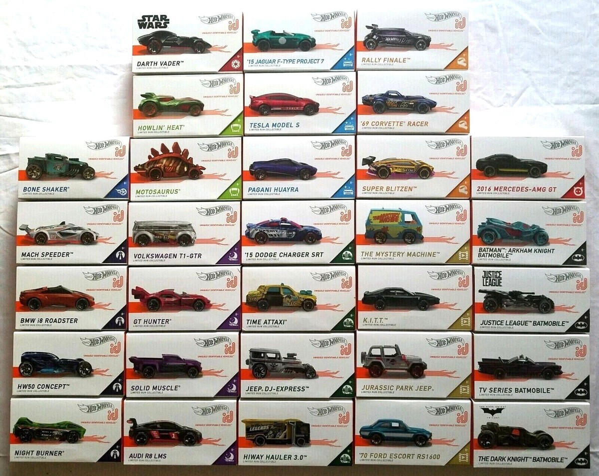 Hot Wheels id Cars Camiones Furgonetas 2020 y 2021, TÚ ELIGES Vehículos Serie 1 o 2