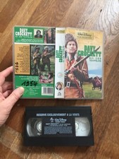CASSETTE VIDEO VHS CINEMA davy crockett roi des trappeurs disney fess parket  1